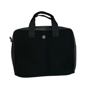 Azzaro Black Neoprene Tote/laptop Bag